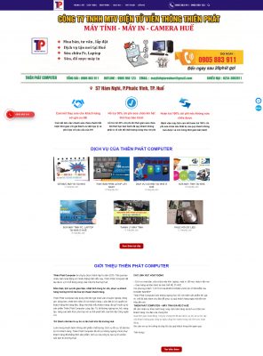 Thiết kế website máy tính tại Nam Định
