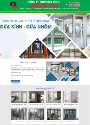 Thiết kế website cửa nhôm tại Nam Định