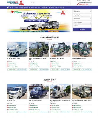 Thiết kế website ô tô tại Nam Định