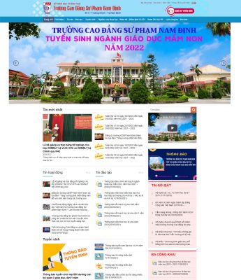 Thiết kế website trường học tại Nam Định