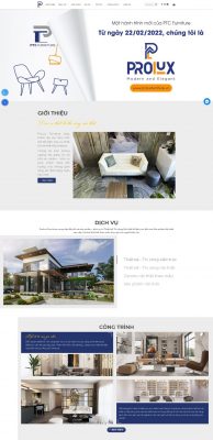 Thiết kế website thi công nội thất tại Nam Định