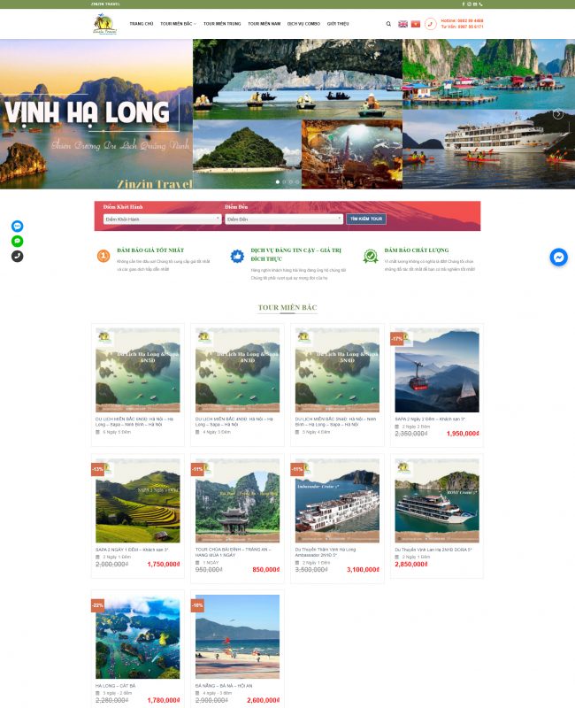 Thiết kế website du lịch tại Nam Định