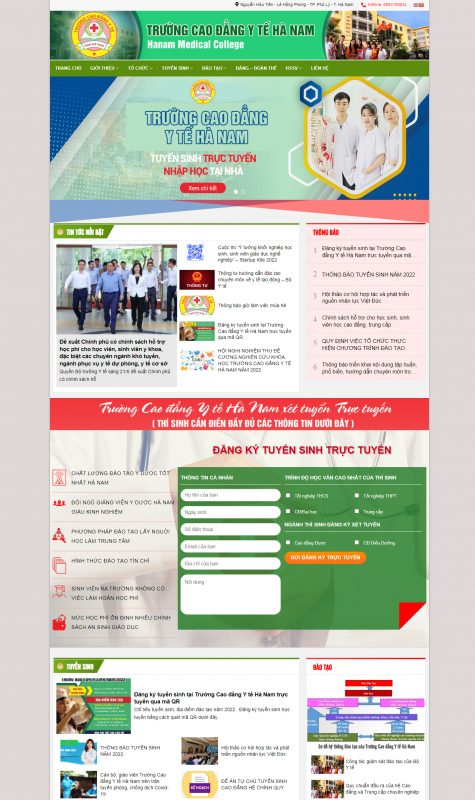 Thiết kế website trường học tại Hà Nam